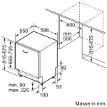 Bosch SMV4EVX14E Vollintegrierbarer Geschirrspüler – Bild 4